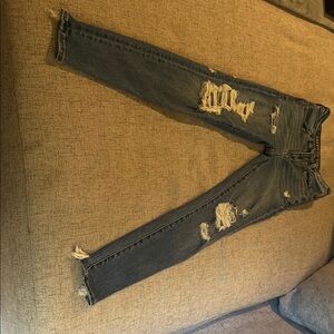 American Eagle Outfitters Blue Skinny Jeans Distressed